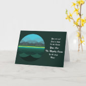 Carte de voeux de citation de Rumi. Conception de (Fleur jaune)