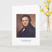 Carte de vœux de citation "Naissance de l'amour" d (Fleur jaune)