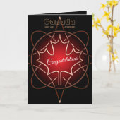 Carte de voeux de citoyenneté canadienne (Fleur jaune)