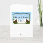 Carte de voeux de Claus de dirigeant (Dos)