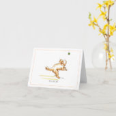 Carte de voeux de Cockapoo "moi et de ma boule" (Fleur jaune)