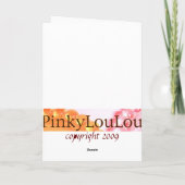 Carte de voeux de collage de citation de Louisa (Dos)