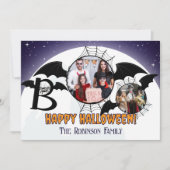 Carte de voeux de collage de photos d'Halloween am (Devant)