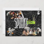 Carte de voeux de collage de photos d'Halloween am (Dos)