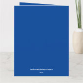 Carte de vœux de conception de tuiles de jeu de Ma (Dos)