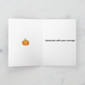 Carte de vœux de conception graphique Joy Hallowee (Intérieur)