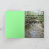 Carte de voeux de CONFIRMATION de BAPTÊME (Intérieur)