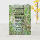 Carte de voeux de CONFIRMATION de BAPTÊME (Fleur jaune)