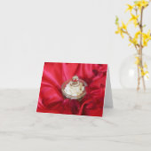 Carte de voeux de confort à midi sucrée (Fleur jaune)