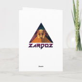 Carte de voeux de corneille d'aquarelle (Dos)