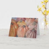 Carte de voeux de correction de citrouille (Fleur jaune)