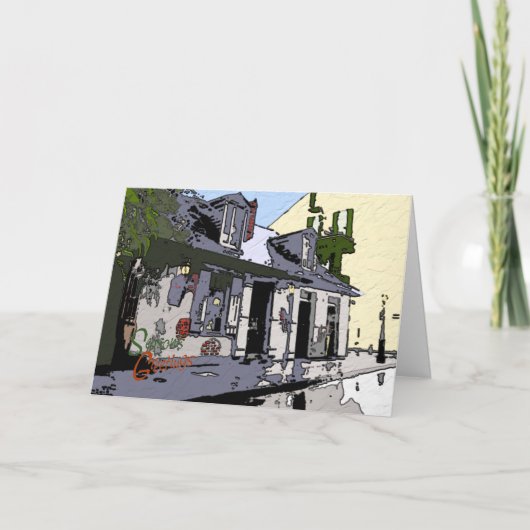 Carte de vœux de Cottage du Quartier Français (Devant)