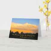 Carte de voeux de coucher du soleil de 19:1 de (Fleur jaune)