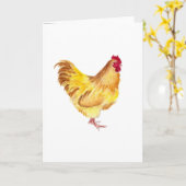 carte de voeux de couleur chamois de peinture de (Fleur jaune)