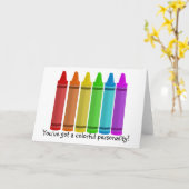 Carte de voeux de crayon (Fleur jaune)