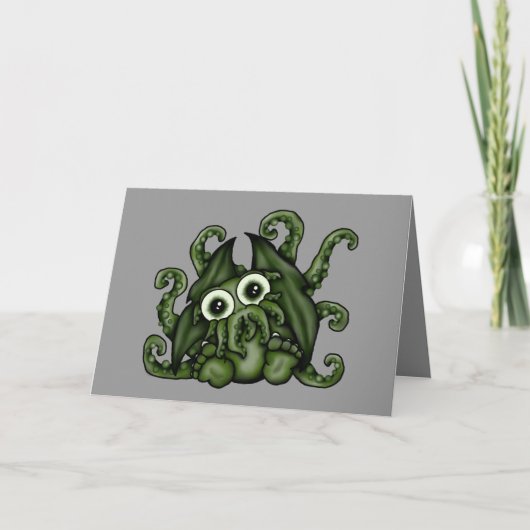 Carte de voeux de Cthulhu (Devant)