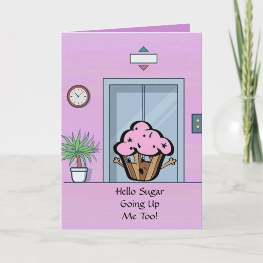 Carte de voeux de Cupcake (Devant)