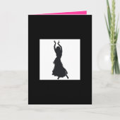 carte de voeux de danse de ventre (Devant)