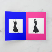 carte de voeux de danse de ventre (Intérieur)