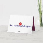 Carte de voeux de danseurs de salle de bal - carte (Dos)