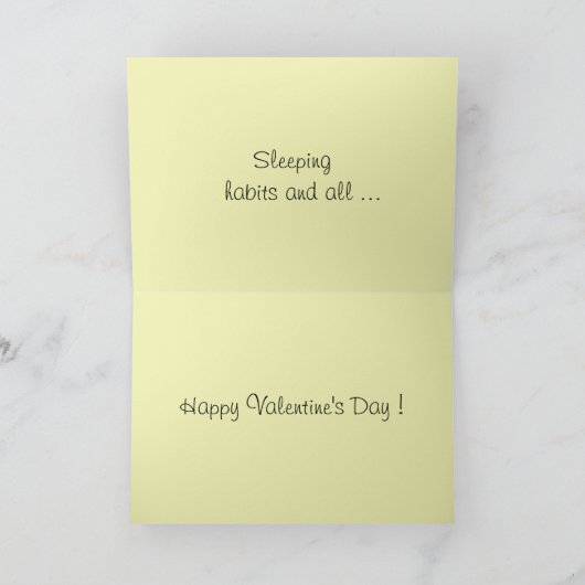 Carte de voeux de ~ de Dals de Saint-Valentin (Intérieur)