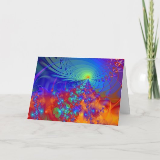 Carte de voeux de ~ "de lumières du nord numéro (Devant)