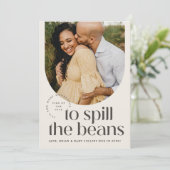 Carte de vœux de déclaration de grossesse - Faites (Debout devant)