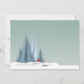 Carte de voeux de déménagement de la boîte aux let (Dos)