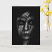 Carte de voeux de démon de marais (Fleur jaune)