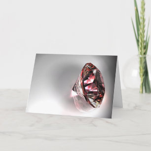Carte de voeux de diamant