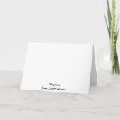 Carte de voeux de "Diogène" (Dos)