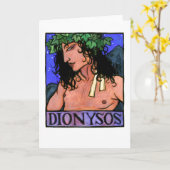 Carte de voeux de Dionysos (Fleur jaune)
