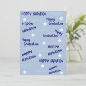 Carte de voeux de diplôme (Debout devant)