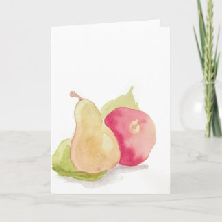 Carte de voeux de disposition de fruit