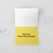 Carte de vœux de divorce humoristique (Intérieur)