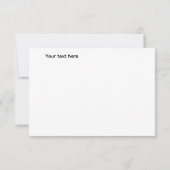 Carte de voeux de doctorat platine bleu (Dos)