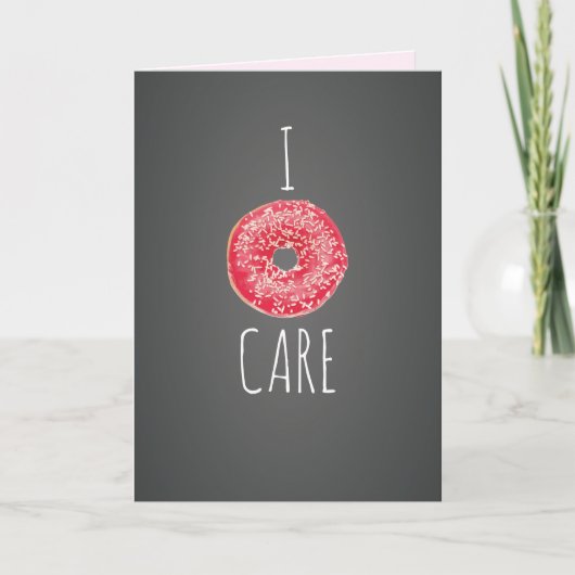 Carte de voeux de Donut Care (Devant)