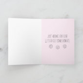Carte de voeux de Donut Care (Intérieur)