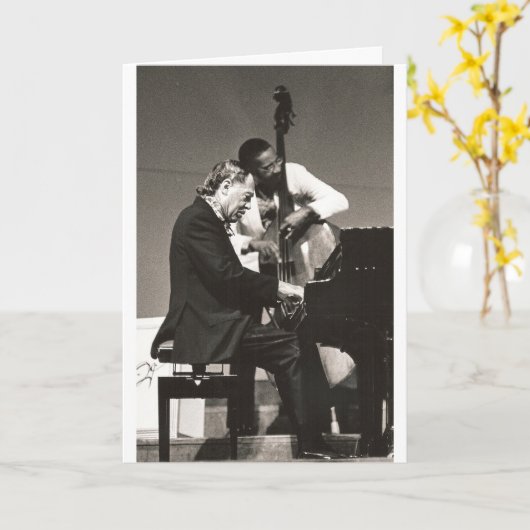Carte de voeux de Duke Ellington (Fleur jaune)