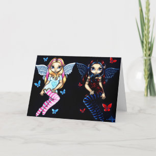 Carte de voeux de "espoir et de désespoir"