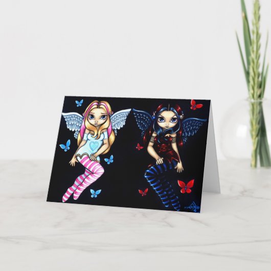 Carte de voeux de "espoir et de désespoir" (Devant)