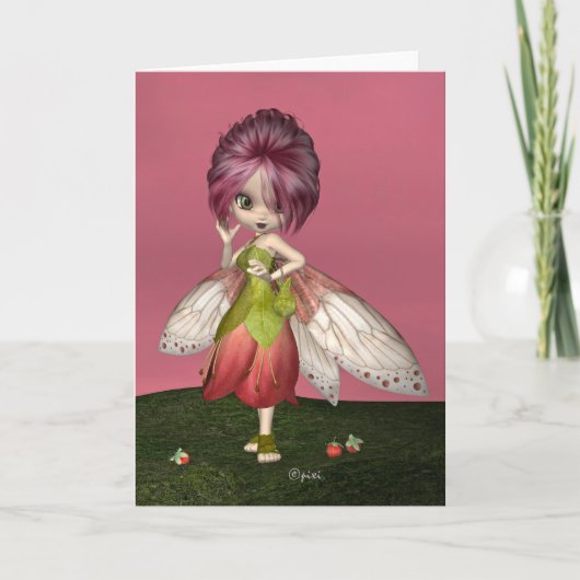 Carte de voeux "de Fae de baie" (Devant)
