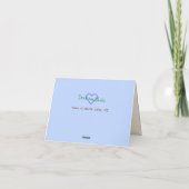 CARTE DE VOEUX DE FAON (Dos)