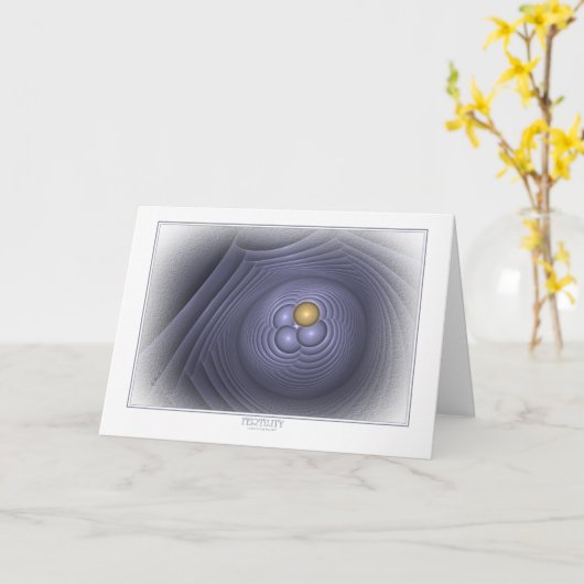 Carte de voeux de fertilité (Fleur jaune)