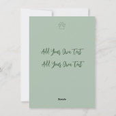 Carte de vœux de fête avec Labrador chocolat porta (Dos)