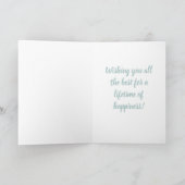 Carte de voeux de Fête de la mariée de botte de (Intérieur)