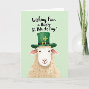 Carte de vœux de fête de la Saint-Patrick pour mou