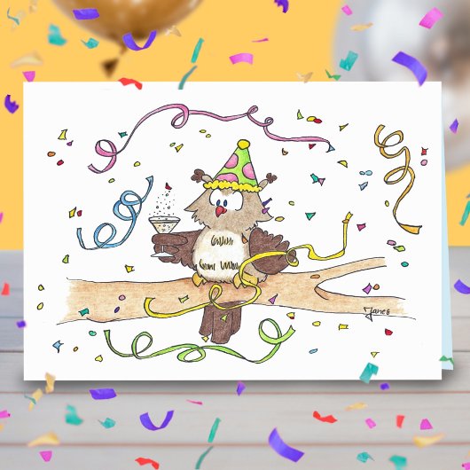 Carte de voeux de FÊTE de Nicole Janes