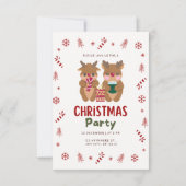 Carte de vœux de fête de Noël (Dos)