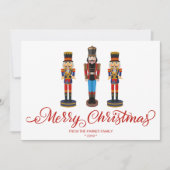 Carte de vœux de fête de Noël de vacances de Casse (Devant)